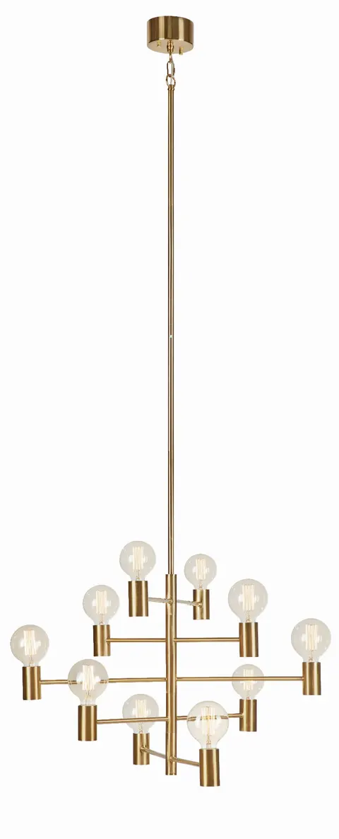 Lampa wisząca Paris 108117 Markslojd 1E27 60W Mosiężny