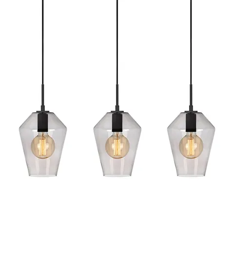 Lampa wisząca Retro 107132 Markslojd 3xE27 60W Czarny Szary