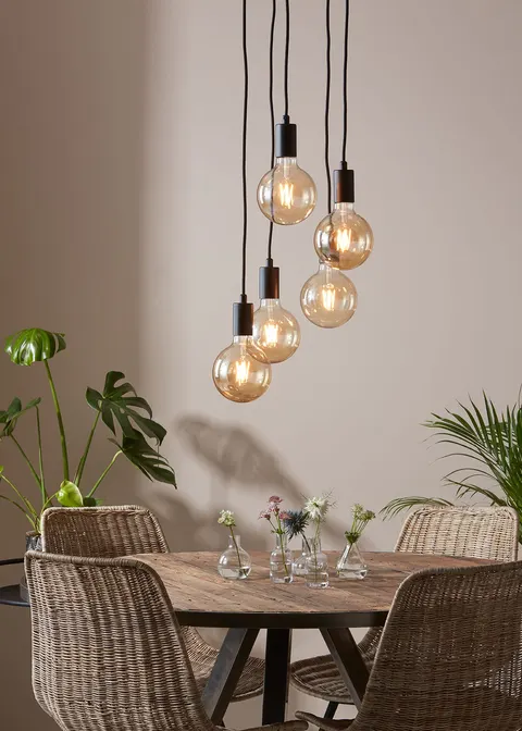 Lampa wisząca Sky 107467 Markslojd 5xE27 60W Czarny