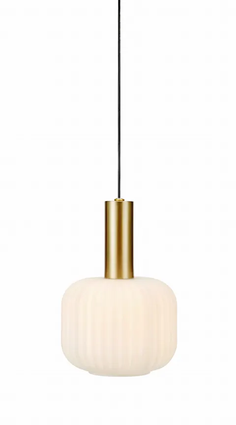 Lampa wisząca Sober 108123 Markslojd 1xE14 40W BRUSHED Mosiężny Biały
