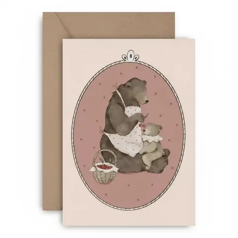 Kartka dla mamy Mommy Bear Mommy Planner