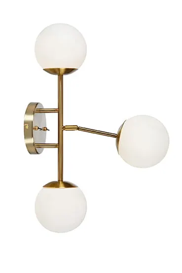 Lampa ścienna Trinity 108254 Markslojd 3xG9 20W Mosiężny Biały