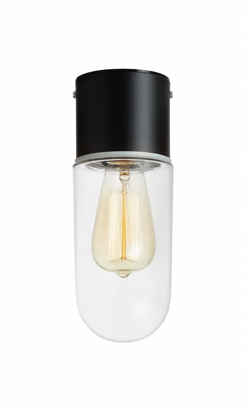 Lampa wisząca Zen 107796 Markslojd 1xE27 15W Czarny Przezroczysty