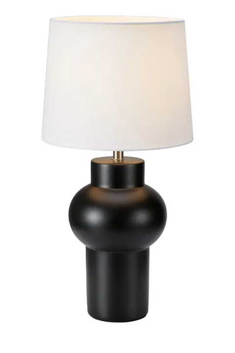 Lampa stojąca stołowa Shape 108449 Markslojd 1xE27 40W Czarny Biały