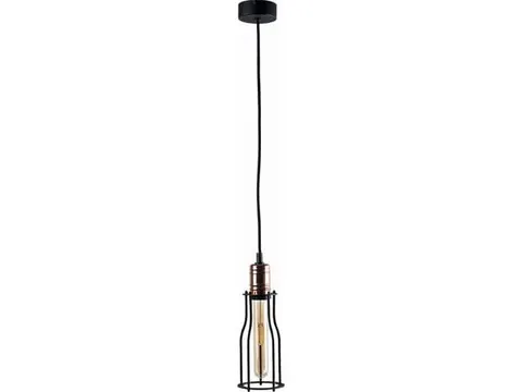 Lampa wisząca WORKSHOP A 6337 Nowodvorski 1x25W E27 Stal lakierowana Czarny