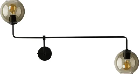 Lampa ścienna kinkiet MONACO 9362 Nowodvorski 25W LED E27 Szkło Czarny