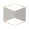Foremna biała łazienkowa lampa ścienna kinkiet Nowodvorski 8143 Triangles LED 2x5W 3000K IP54