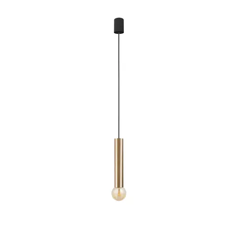 Lampa wisząca BATON 7851 Nowodvorski 1x10W E27 Lity mosiądz