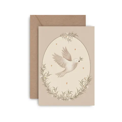 Kartka na chrzest i komunię Gołąbek Mommy Planner
