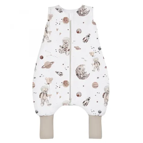 Śpiworek na lato LIGHT z nogawkami 1 tog Space Teddy BabySteps