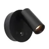 Lampa ścienna kinkiet TONI 29934/02/30 Lucide 1x2W LED Aluminium Czarny