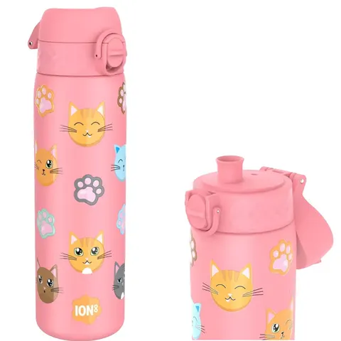 Bidon stalowy butelka ION8 Cats 600 ml