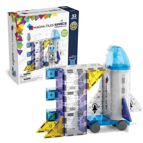 Klocki magnetyczne Kosmos 32 el. MAGNA-TILES