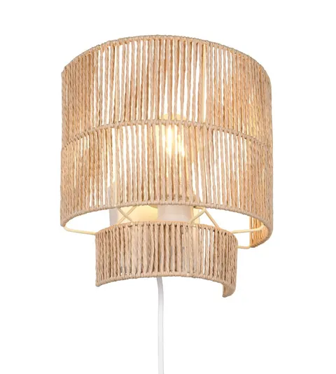 Lampa ścienna kinkiet SATNA R20071026 RL 1x25W E27 Przędza Papierowa Papier