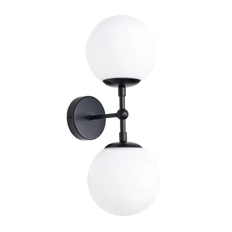 Lampa ścienna kinkiet Dorado LP-002/2W BK Light Prestige 2x E14 Metal / Czarny/Biały