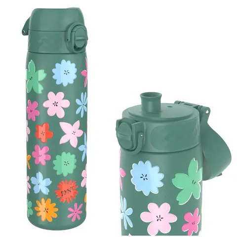 Bidon stalowy butelka ION8 Floral 600 ml