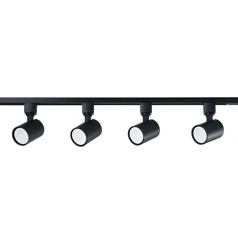 Zestaw oświetlenia szynowego Snow SET 1F LP-737 BK SET Light Prestige 4xGU10 Metal / Czarny