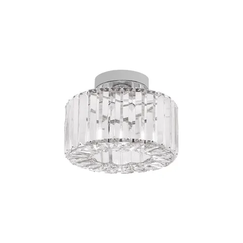 Plafon Galactico chromowane elementy klosz kryształki do salonu LP-2383/1C CH Light Prestige