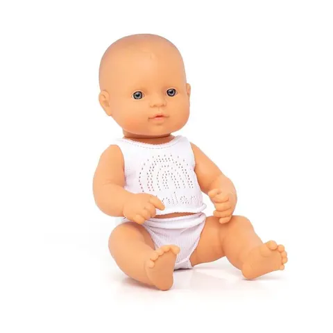 Lalka Miniland dziewczynka Europejka 32 cm Baby