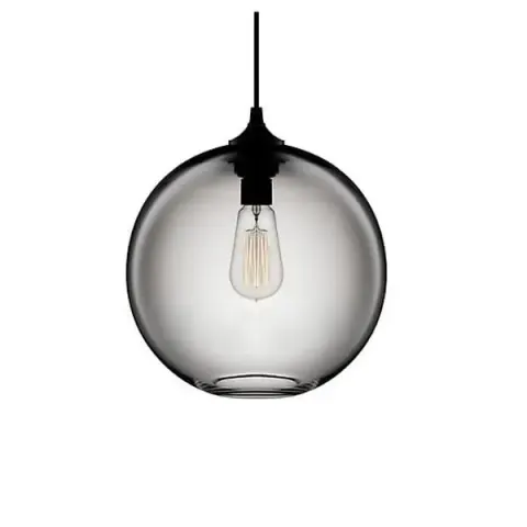 Lampa wisząca Love Bomb ST-5012 smoke Step into Design 2xE27 60W Szkło Szary