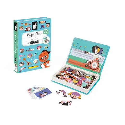 Magnetyczna układanka Sport Magnetibook Janod