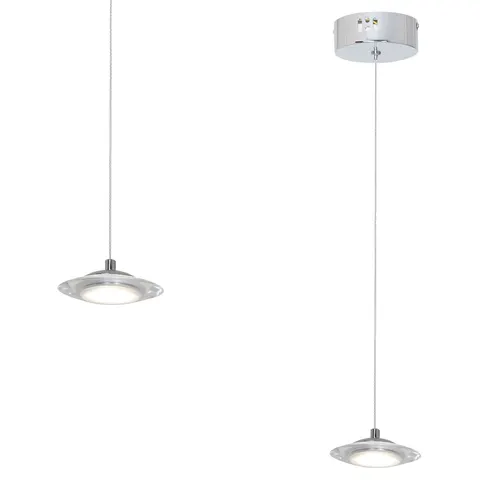 Lampa wisząca ELLIPSE ML411 Milagro 5W Metal + Akryl Chrom