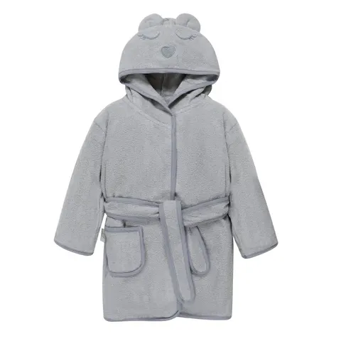 Szlafrok dziecięcy bambusowy Gray 3-4 lata BabySteps