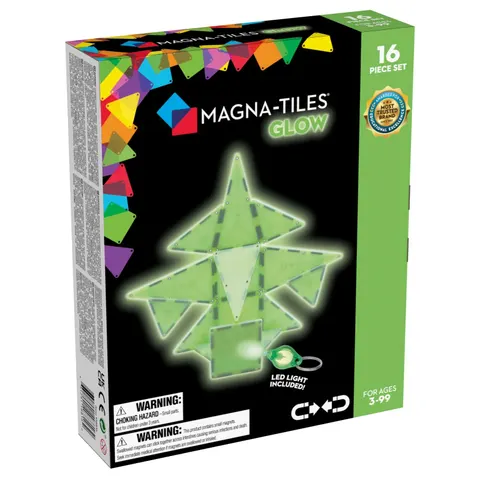 Klocki magnetyczne Glow 16 el. MAGNA-TILES