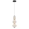 Lampa wisząca LED Bijou ALM-BIJOU-P3-MB Elstead Lighting xWbudowany LED 20W Stal, aluminium, matowe szkło opalowe Czarny