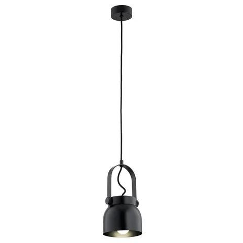 Lampa Wisząca Logan 8291 Argon 1xE27 15W Stal Lakierowana, Czarny