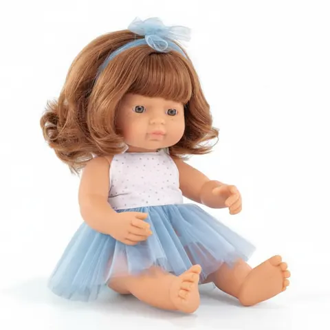 Lalka dziewczynka Europejka 38 cm Rudowłosa Miniland