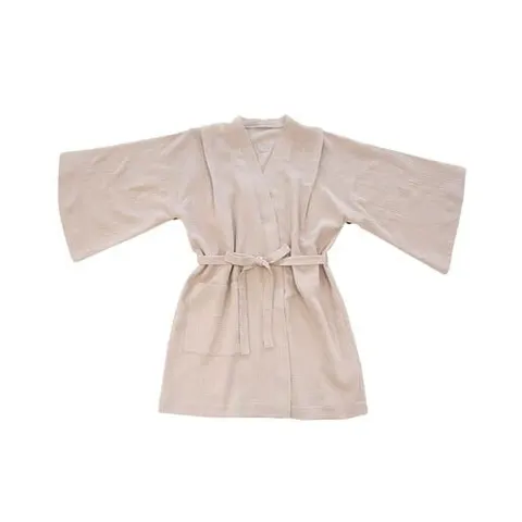 Kimono muślinowe szlafrok – Beżowe Makaszka
