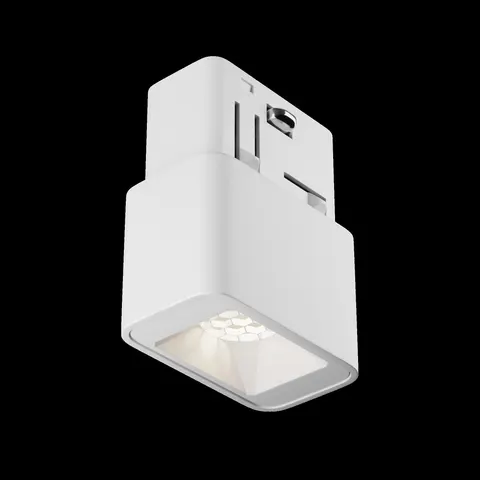 Reflektor szynowy Points S Maytoni TR100-2-2W4K-S-W, LED 2 W 4000 K, aluminium białe, system szynowy