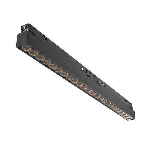 Reflektor szynowy Points Maytoni TR031-4-24WTW-DD-B, 24W LED, 2700–6000K, ściemnialny, aluminium, czarny