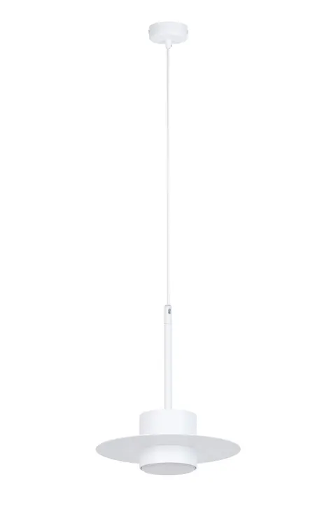 Lampa wisząca CHARLIE Sigma Lighting 1x GX53 MAX 12 W LED Stal lakierowana Biały/Biały