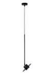 Lampa wisząca CHARLIE Sigma Lighting 1x GX53 MAX 12 W LED Stal lakierowana Czarny/Czarny