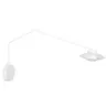 Lampa ścienna Kinkiet CHARLIE Sigma Lighting 1x GX53 MAX 12 W LED Stal lakierowana Biały/Biały