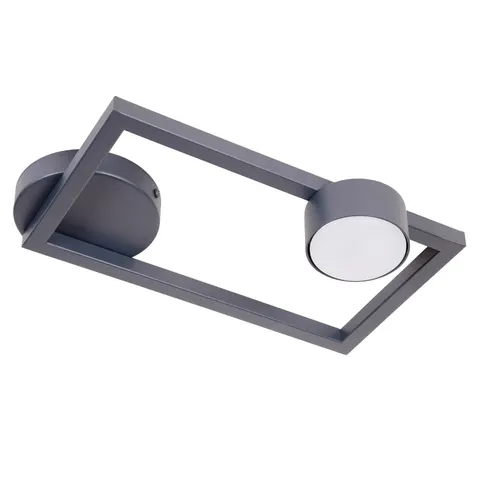 Lampa sufitowa Plafon FRAME Sigma Lighting 1x GX53 MAX 12 W LED Stal lakierowana Grafit/Grafit