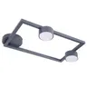 Lampa sufitowa Plafon FRAME Sigma Lighting 2x GX53 MAX 12 W LED Stal lakierowana Grafit/Grafit