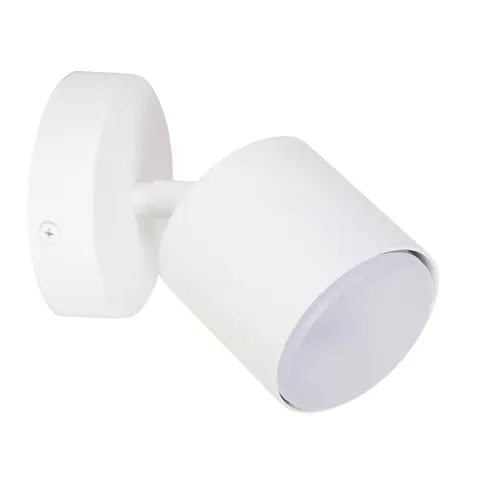 Kinkiet spot plafon MILA Sigma Lighting 1x GX53 MAX 12 W LED Stal lakierowana Biały/Biały