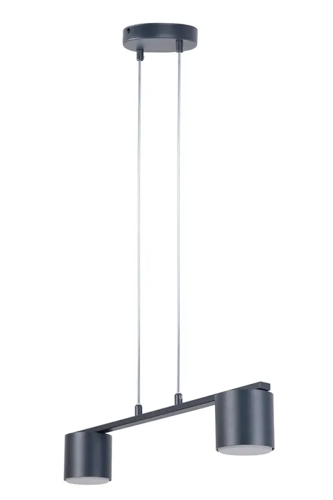 Lampa wisząca MILA Sigma Lighting 2x GX53 MAX 12 W LED Stal lakierowana Grafit/Grafit