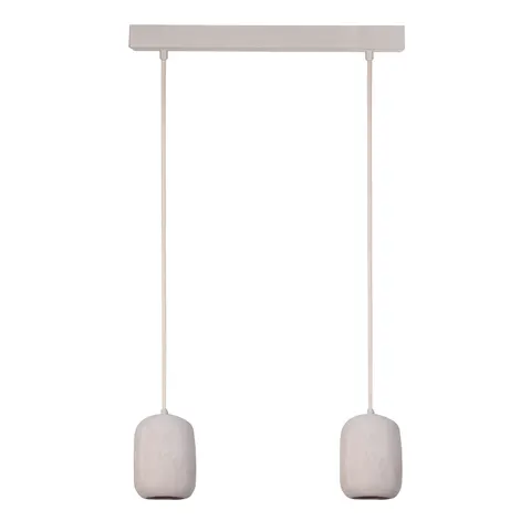 Lampa wisząca OLO Sigma Lighting 2XGU10 MAX 10W LED Stal lakierowana Beż/Beż