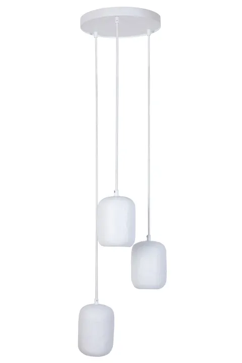 Lampa wisząca OLO Sigma Lighting 3XGU10 MAX 10W LED Stal lakierowana Biały/Biały