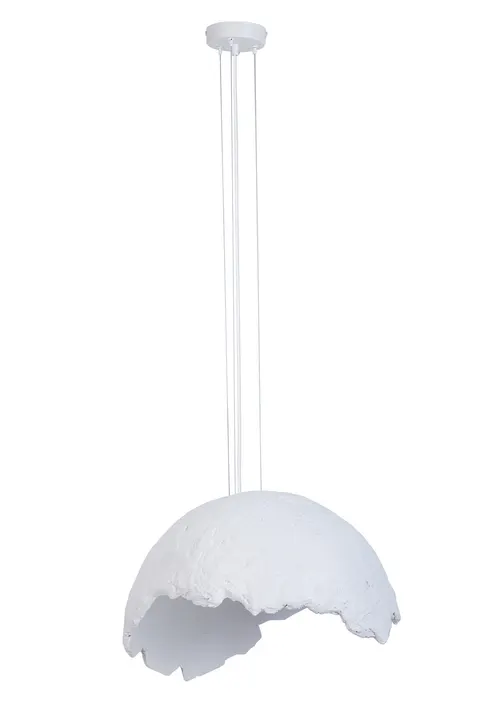 Lampa wisząca PASJA Sigma Lighting 1xE27 max 15W LED Stal lakierowana Biały/Biały