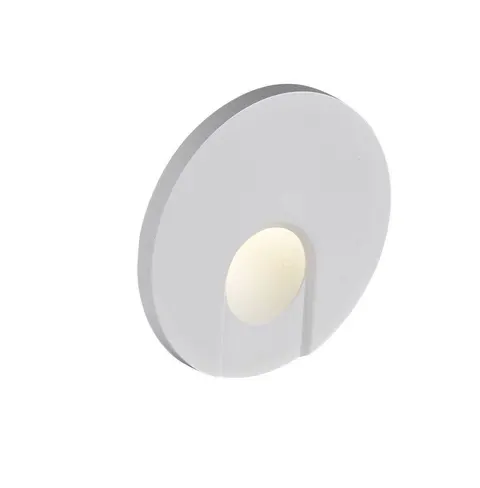 Ramka oprawy schodowej Mistic DOT R Matt White MSTC-05411900 Mistic Lighting 1W 3000K 80lm Biały mat (1)