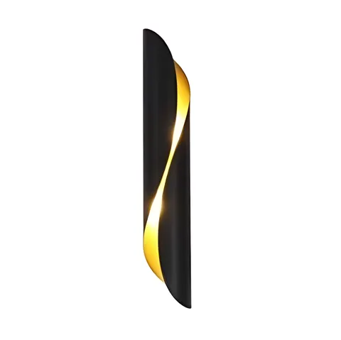 Lampa ścienna Kinkiet Drill Abigali KGG2E14-W Biało-Złoty 2xE14