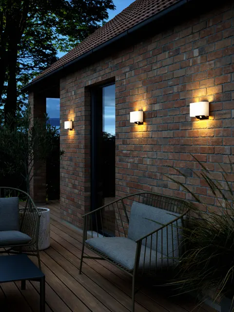 Lampa ścienna PIOLA 5704924017537 Nordlux SolarLed biały