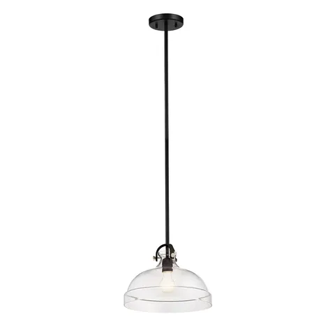 Lampa wisząca Hampton ELS-HAMPTON-P-GR Elstead Lighting 1x60 W E27 Grafitowy