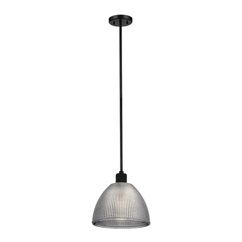 Lampa wisząca Hampstead ELS-HAMPSTEAD-P-BLK Elstead Lighting 1x60 W E27 Czarny
