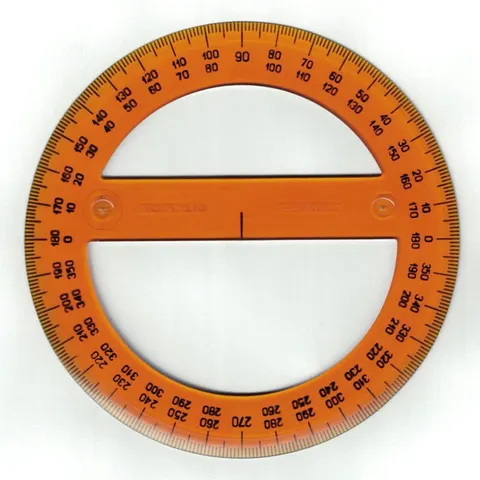 Kątomierz kołowy SKALA 14 cm